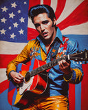 AI Art Pop Art Superstars Elvis Presley 3