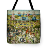 Hieronymus Bosch 1500  The Garden of Earthly Delights 3 panel in 1 - Tote Bag