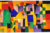 AI art paul klee inspired village 2