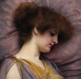 John William Godward 1892 far away thoughts