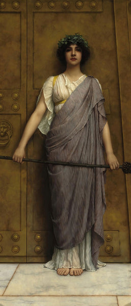 John William Godward 1898 At the Gate of the Temple