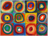 Kandinsky Quadrate mit konzentrischen Ringen 1913 squares with concentric rings