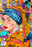 Graffiti Girl With A Pearl Earring