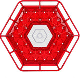 Hanging Red Hexagonal Hummingbird Feeder With Hook