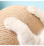Cat Scratching Ball Toy Sisal Rope Ball Kitten Climbing Board Grinding Paws Toy Cat Scratcher Wear-resistant Pet Supplies