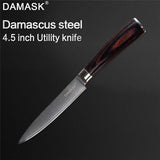Damask Damascus Knife 73 Layer Vg10 Japanese Steel Kitchen Paring Utility Santoku Slicing Chef