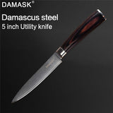 Damask Damascus Knife 73 Layer Vg10 Japanese Steel Kitchen Paring Utility Santoku Slicing Chef