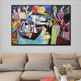 Famous Paintings Picasso Oil Painting Reproduction Abstract Human Fine Art Canvas Wall