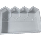 Garden Fence Concrete Stone Road Flower Bed DIY Decor Pave Making Plastic Reusable