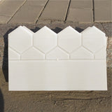 Garden Fence Concrete Stone Road Flower Bed DIY Decor Pave Making Plastic Reusable
