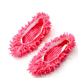 3 Pairs/lot Home Floor Cleaning Slipper Mop Clean Cloth Lazy Shoes Covers Duster Cloth Chenille Micro Fiber A Shoe-ready Mop