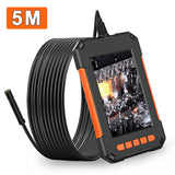 1080P Endoscope Camera Full HD 4.3 inch Screen 8 LED 8mm Lens Inspection Camera IP67 Snake Camera Endoscope for Car Sewer Inspection