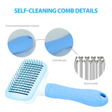 Cat Comb Dog Brush Pet Hair Remover Pet Removes Undercoat Tangled Hair Grooming Dogs Accessories Cleaning Supplies Hair Tools