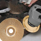 16mm 5/8 inch Bore Extreme Shaping Disc Wood Grinding Wheel Rotary Disc Sanding Carving Tool Abrasive Disc Tools for Angle Grinder