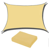Summer Outdoor Anti-UV Shade Sail Waterproof Awning Sunshade Oxford Cloth Sunscreen Shade Cover for Garden Beach Camping Patio