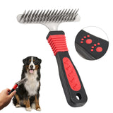 Pet Grooming Comb Cat Dog Supplies Hair Removal Comb Brush Needle Pet Hair Brush Fur Dematting Deshedding Brush Grooming Tool