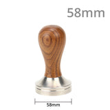 Coffee Tamper 51mm 53mm 58mm Coffee Corner Anti-slip Mat Coffee Press Powder Hammer Grinder Barista Tools Coffeeware Handmade