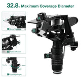 360 Degree Rotating Garden Lawn Sprinkler Automatic Watering Irrigation System 3 Arms Sprayer Water Sprinkler Garden Supplies