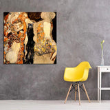 Hand Painted Classic Gustav Klimt Bride Abstract Oil Painting on Canvas Modern Arts Unframed