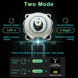 18V Brushless Cordless Impact Wrench 330Nm 1/2 Socket Wrench Power Tool Electric Impact Wrench Rechargeable for Makita Battery
