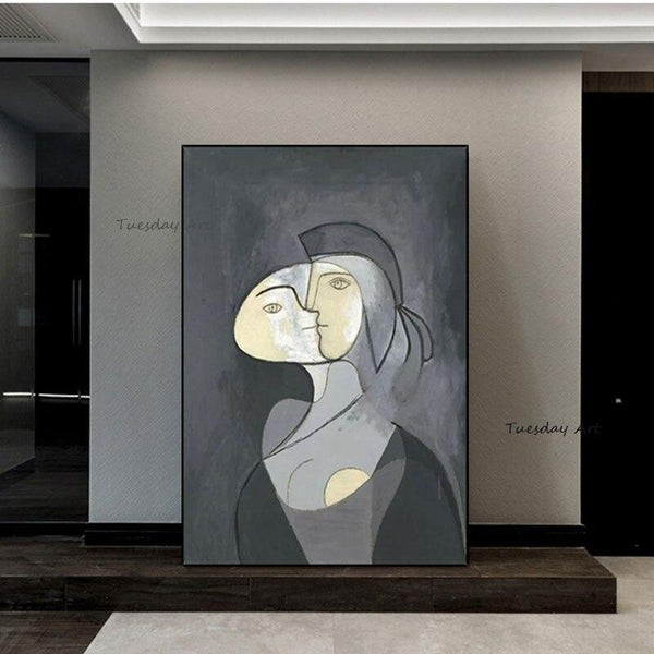 Abstract Picasso Oil Painting Hand Painted Real Canvas Paintings Wall Art Modern Decoration
