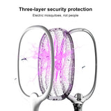 Electric Fly Swatter Racket Kills Electric Mosquito USB Rechargeable 3000V Electric Bug Zapper Summer Household Insect Killer