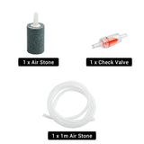 Aquarium Air Pump Fish Tank Mini Compressor Single Outlet with Check Valve Tube Aquatic Accessories 110V 220V 2.5W