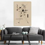 Hand Painted Wassily Kandinsky Hand Painted Modern Classic Oil Painting Decor