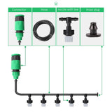 10/20/30M Drip Watering Irrigation System Automatic Watering Drip Irrigation Set Orchard Garden Sprayer Gardening Nozzle Devices