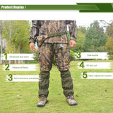 1 Pair/Set Waterproof Hunting Legging Gaiters Outdoor Hiking Walking Climbing Winter Trekking Snow Leg Protective Equipment