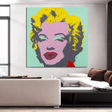 Andy Warhol Hand Painted Oil Painting Character Women Portrait Abstract Canvas Decors
