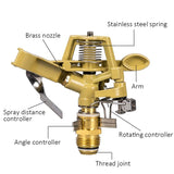 360 Degree Rotary Irrigation Sprayer Sprinkler Garden Lawn Water Sprinkler Irrigation 1/2 inch 3/4 inch Male Thread Sprayer Nozzle