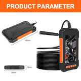 1080P Endoscope Camera Full HD 4.3 inch Screen 8 LED 8mm Lens Inspection Camera IP67 Snake Camera Endoscope for Car Sewer Inspection