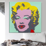 Andy Warhol Hand Painted Oil Painting Character Women Portrait Abstract Canvas Decors