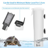 Turtle Tank Filter Low Water Level Shallow Water Fish Tank Waterfall Silent Built-in Water Purifier 220-240V EU US Plug