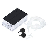 Aquarium Air Pump Solar Oxygenator Fish Tank Foldable EVA Outdoor Sea Fishing Life Bait Bucket Solar Power with Air Stone