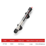 Aquarium Heater Rod Adjustable Temperature Thermostat Submersible Auto Heating Fish Tank Aquarium Heater 25-300W 110-240V