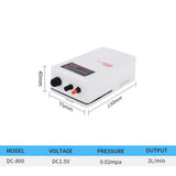 Aquarium Air Pump Fish Tank Mini Compressor Small Air Oxygen Pump with Air Stone Tube Aquatic Fishing Accessories 2W 5W