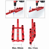 Woodworking Hole Drill Punch Positioner Guide Locator Multi-function Drill Punch Locator Aluminium Alloy Wood Working DIY Tool