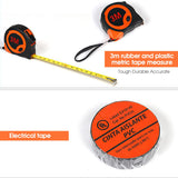 Multifunction Hand Tool Sets Household Repair Tool Kit Screwdriver Hammer Wrench Saw Scissors Flashlight Multi-tool with Case