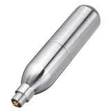 High Capacity 12g CO2 Tank Refillable Cartridge Rechargeable Stainless Steel Cartridge Gas Cylinder rStorage Can Bottle