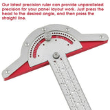 Woodworking Tools Woodworkers Edge Rule 0-70° Adjustable Protractor Angle Finder Gauge Measuring Instruments Carpentry Tool