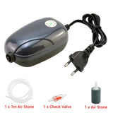 Aquarium Air Pump Fish Tank Mini Compressor for Aquarium Single Double Outlet with Check Valve Tube Aquatic Accessories