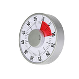 Kitchen Timer with Magnetic Base 60 Minutes Round Dial Countdown Cooking Timer Alarm Mechanical Time Reminder Kitchen Gadgets
