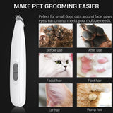 Electric Dog Cat Foot Hair Trimmer Pet Hair Clippers USB Rechargeable Low-noise Paw Sole Shaver Pets Grooming Supplies