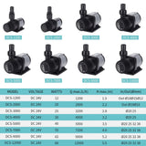 12-30W Aquarium Submersible Pump 100-240V Inverter Water Tank Pump Flow Adjustable Mute Energy Saving Pump 1200-4000L/H