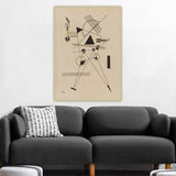 Hand Painted Wassily Kandinsky Hand Painted Modern Classic Oil Painting Decor