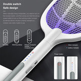 Electric Fly Swatter Racket Kills Electric Mosquito USB Rechargeable 3000V Electric Bug Zapper Summer Household Insect Killer