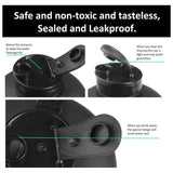 2.2L Sport Water Bottle Large Capacity Gym Training Water Jug 74oz Half Gallon Portable Outdoor Travel Cycling Kettle Leak-Proof