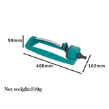 Automatic Swing Garden Sprinkler Sprayer Watering Irrigation System 18 Nozzles Water Sprinkler Spray Watering Grass Lawn